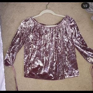 AMERICAN EAGLE velvet shirt